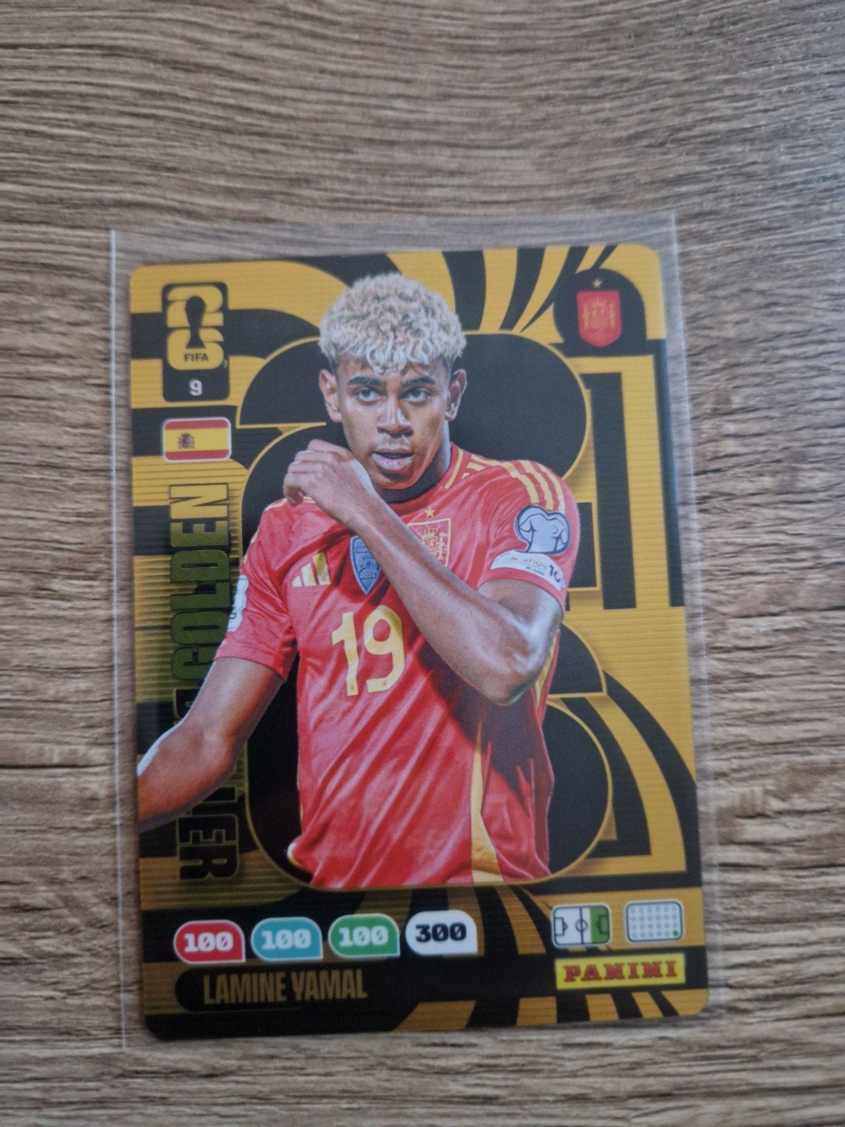 panini golden baller yamal, Ophalen of Verzenden, Zo goed als nieuw, Plaatje