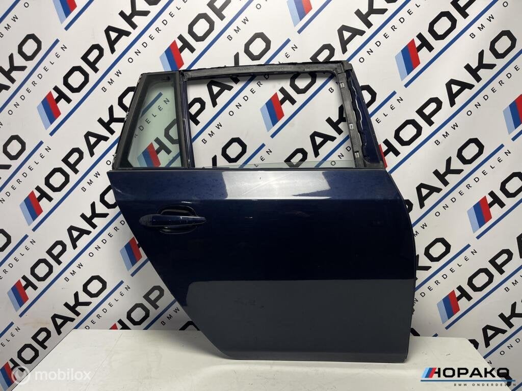 BMW 5 serie E61 |achterdeur rechts| Orient blue metallic, Auto-onderdelen, Gebruikt, Deur, Einsteinlaan 5, Rijnswijk, Ophalen of Verzenden