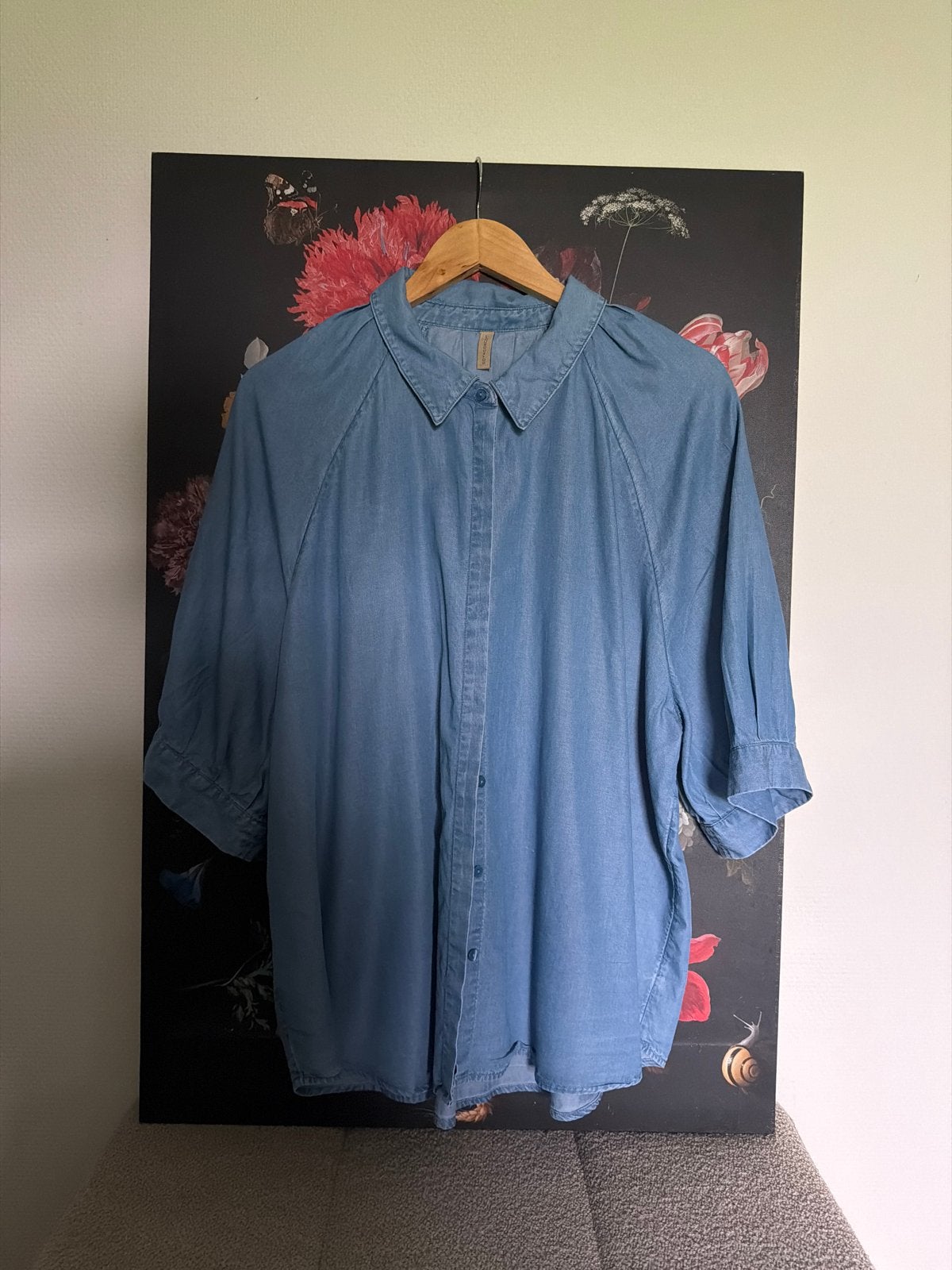 SoyaConcept spijkerblouse maat 46, Ophalen of Verzenden, Gedragen, Maat 46/48 (XL) of groter, Blauw