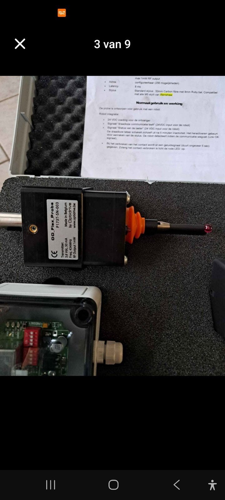 Optidrive OD-Flex_Probe Draadloze Taster Meetsysteem Kit, Ophalen of Verzenden
