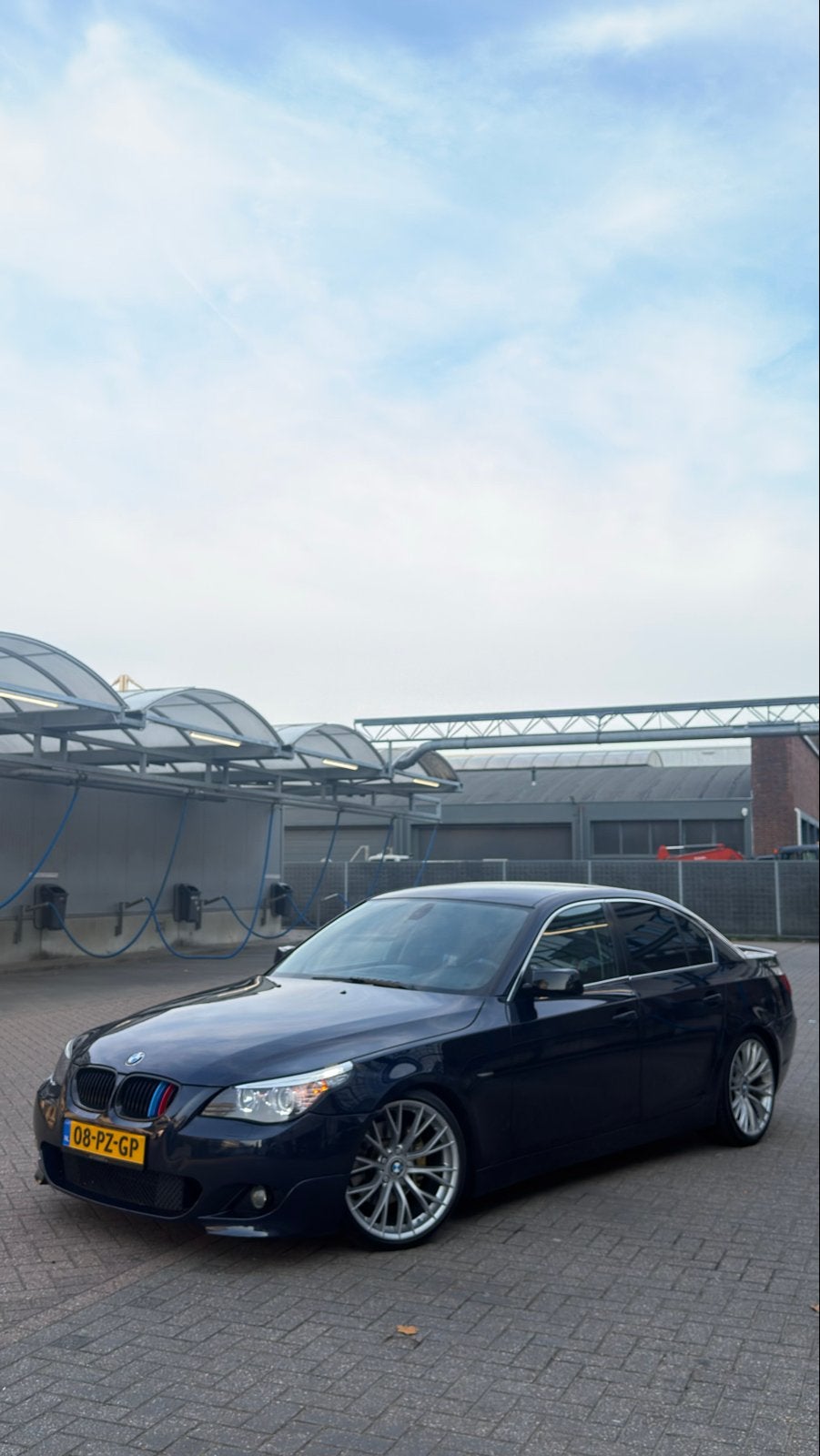 BMW 5-Serie 2.2 I 520 AUT 2005 Blauw, Achterwielaandrijving, Blauw, Bedrijf, 1470 kg