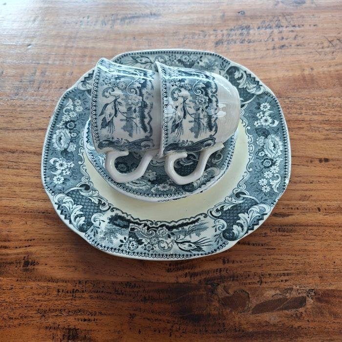 oud ontbijtsetje  ( Victoria ), Antiek en Kunst, Ophalen of Verzenden