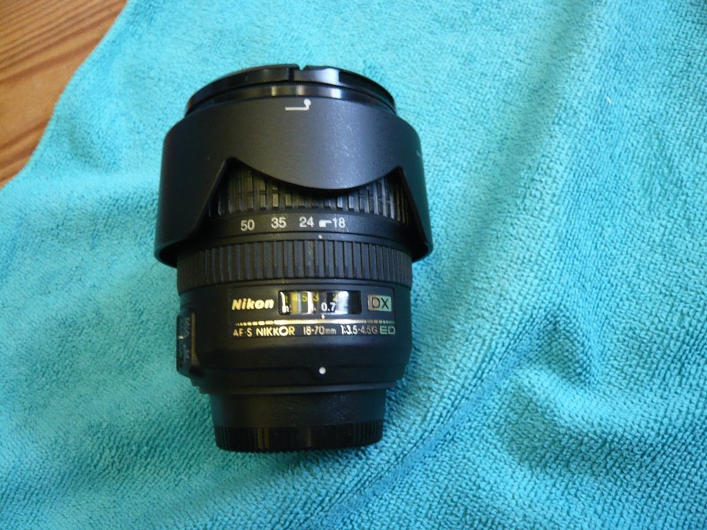 Nikon lens 18/70 AF-S DX Zoom-Nikkor f3,5-4,5G IF ED, Audio, Tv en Foto, Fotografie | Lenzen en Objectieven, Nikon, Zo goed als nieuw