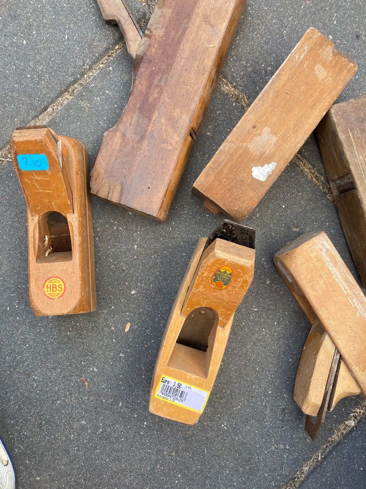 Blokschaaf houtschaaf, Ophalen
