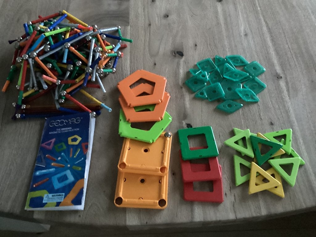 Geomag bouwstenen., Ophalen of Verzenden, Zo goed als nieuw, Overige merken