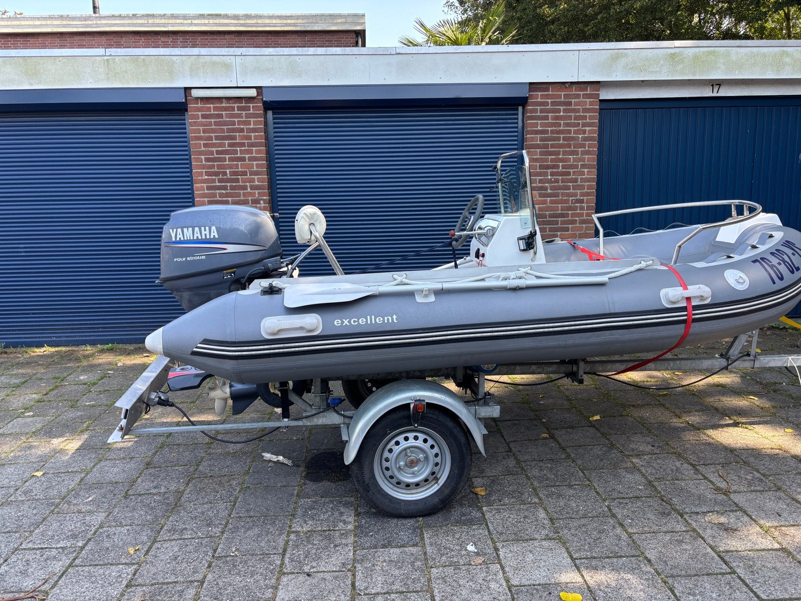 Excellent rubberboot + Yamaha 25PK + trailer | PROJECTBOOT, Watersport en Boten, Rubberboten, Excellent, Ophalen, Polyester/glasvezel