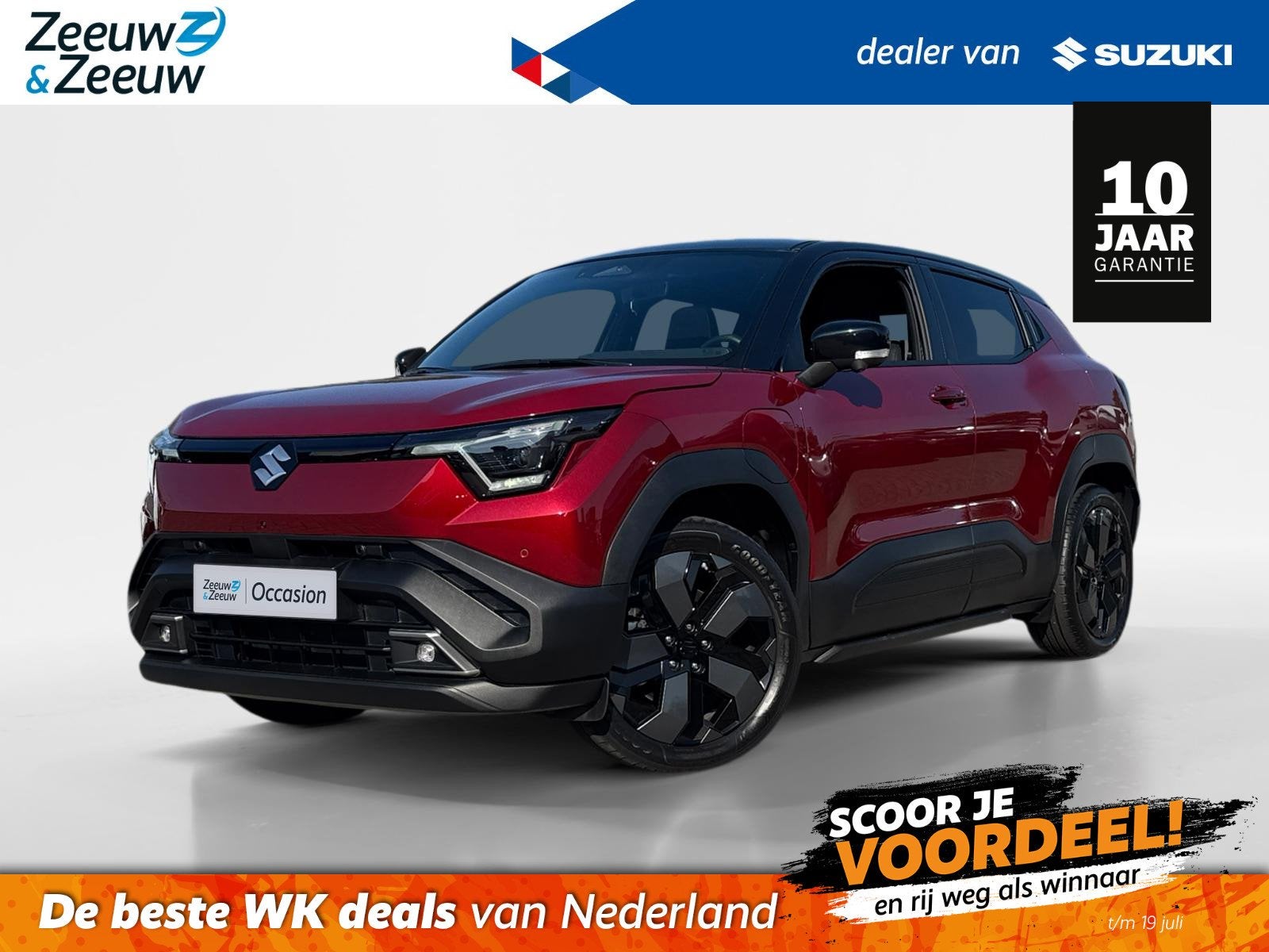 Suzuki e VITARA Style 61 kWh | Nu te bestellen bij Zeeuw en, Auto's, Suzuki, 12 maanden, 750 kg, Leder en Stof, 360 min