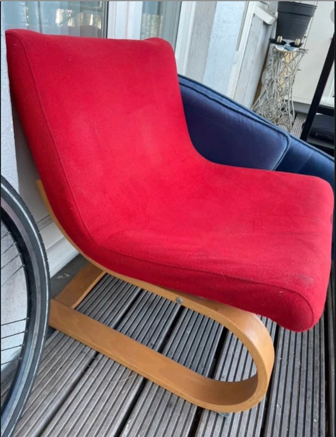 90’s Vintage Ikea Klackbo Chair, Huis en Inrichting, Fauteuils, Ophalen, Zo goed als nieuw, 75 tot 100 cm