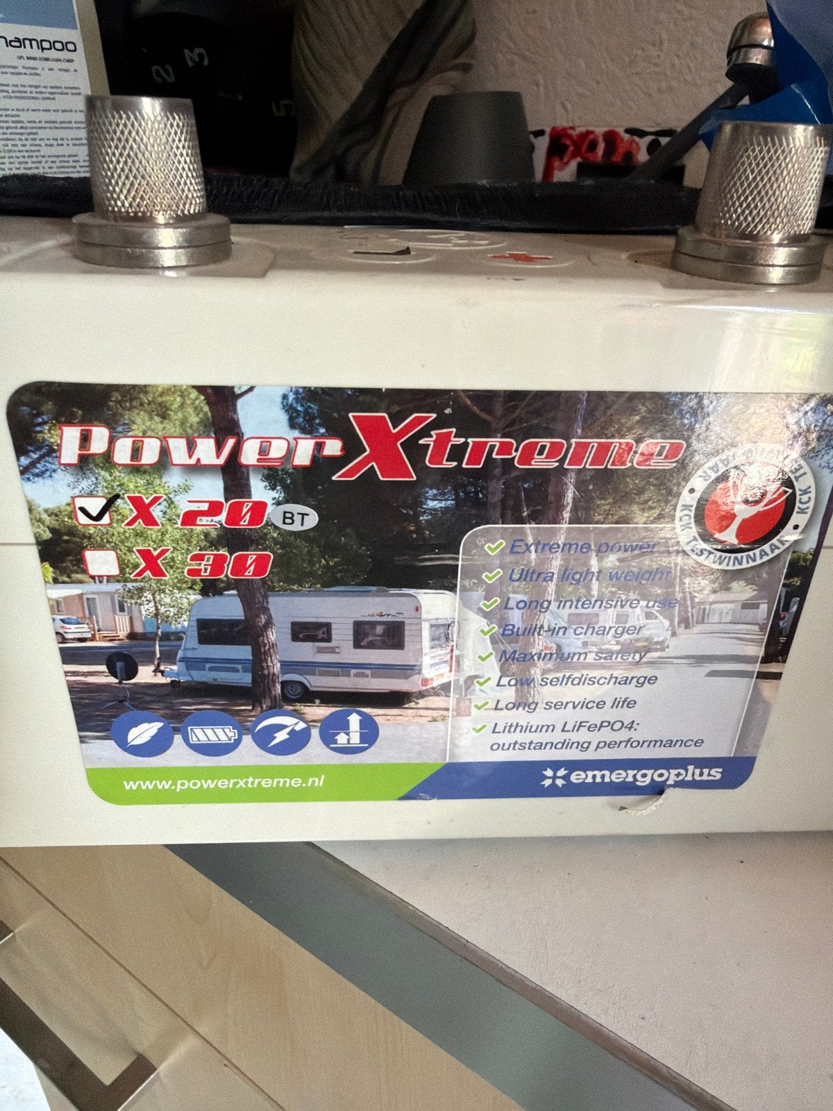 PowerXtreme X20 Accu - Gebruikt maar werkt perfect, Ophalen of Verzenden, Gebruikt