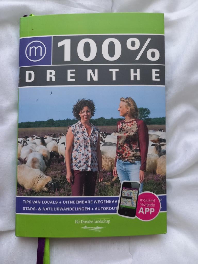 p15 100% Drenthe Reisgids met uitneembare wegenkaart en app, Boeken, Overige merken, Europa, Het Drentse Landschap, Ophalen of Verzenden