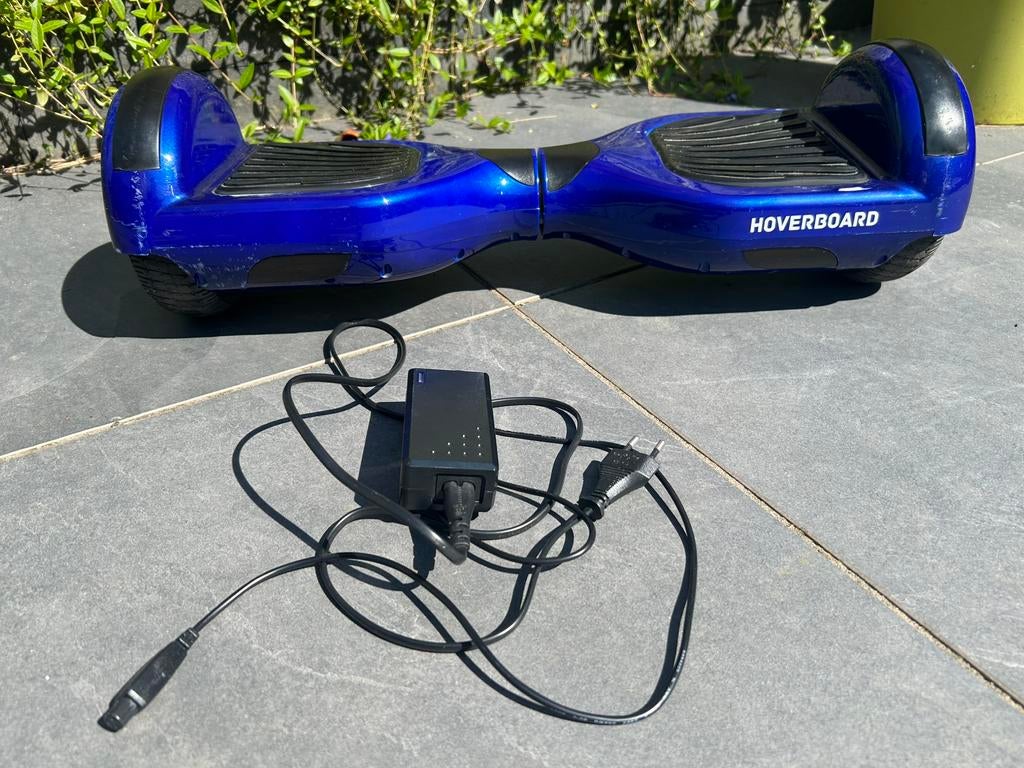 Hoverboard blauw, Ophalen, Gebruikt