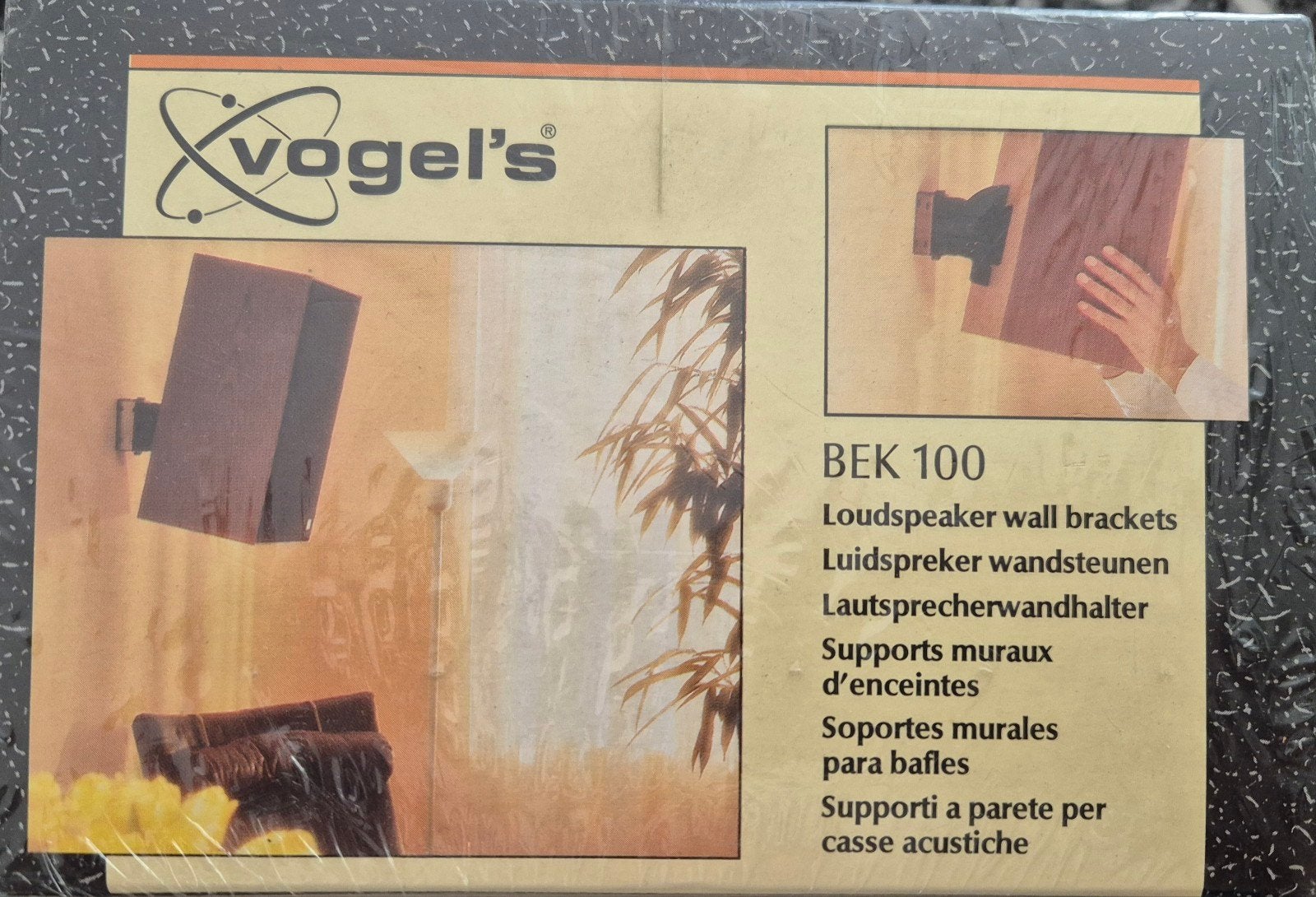 Vogel's BEK 100 universele luidspreker wandsteunen (nieuw), Overige merken, Inclusief muurbeugels, Overige typen, Nieuw