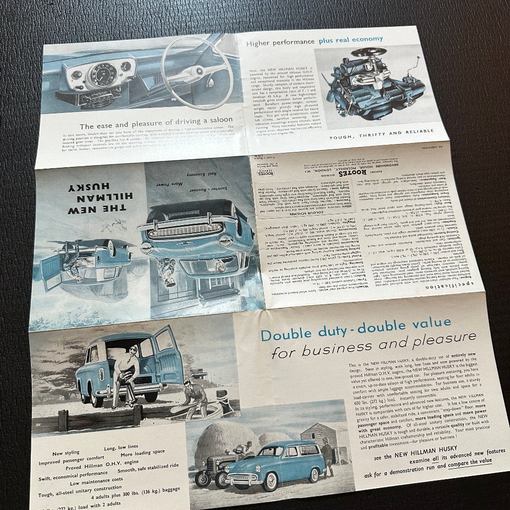 #10) HILLMAN Husky - 1958, Boeken, Verzenden, Gelezen, Overige merken