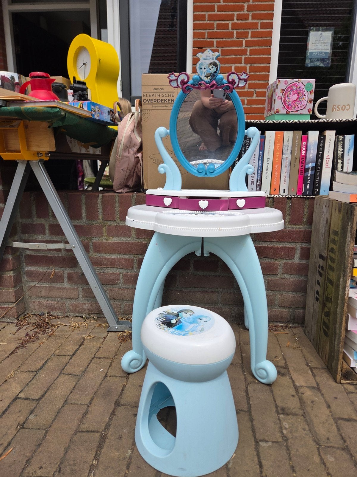 Kaptafel frozen, Ophalen