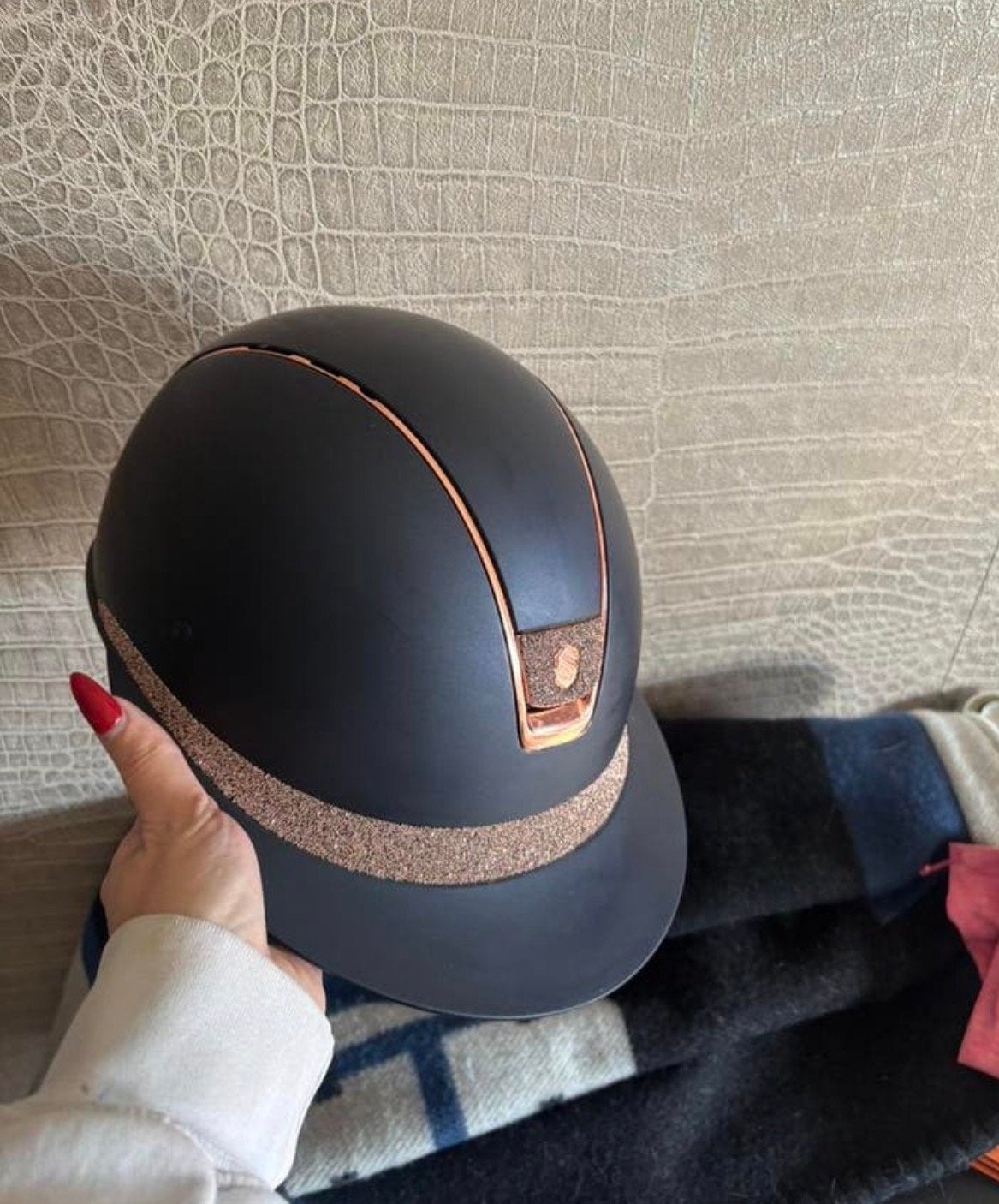 Samshield cap, Ophalen of Verzenden, Zo goed als nieuw, Dressuur