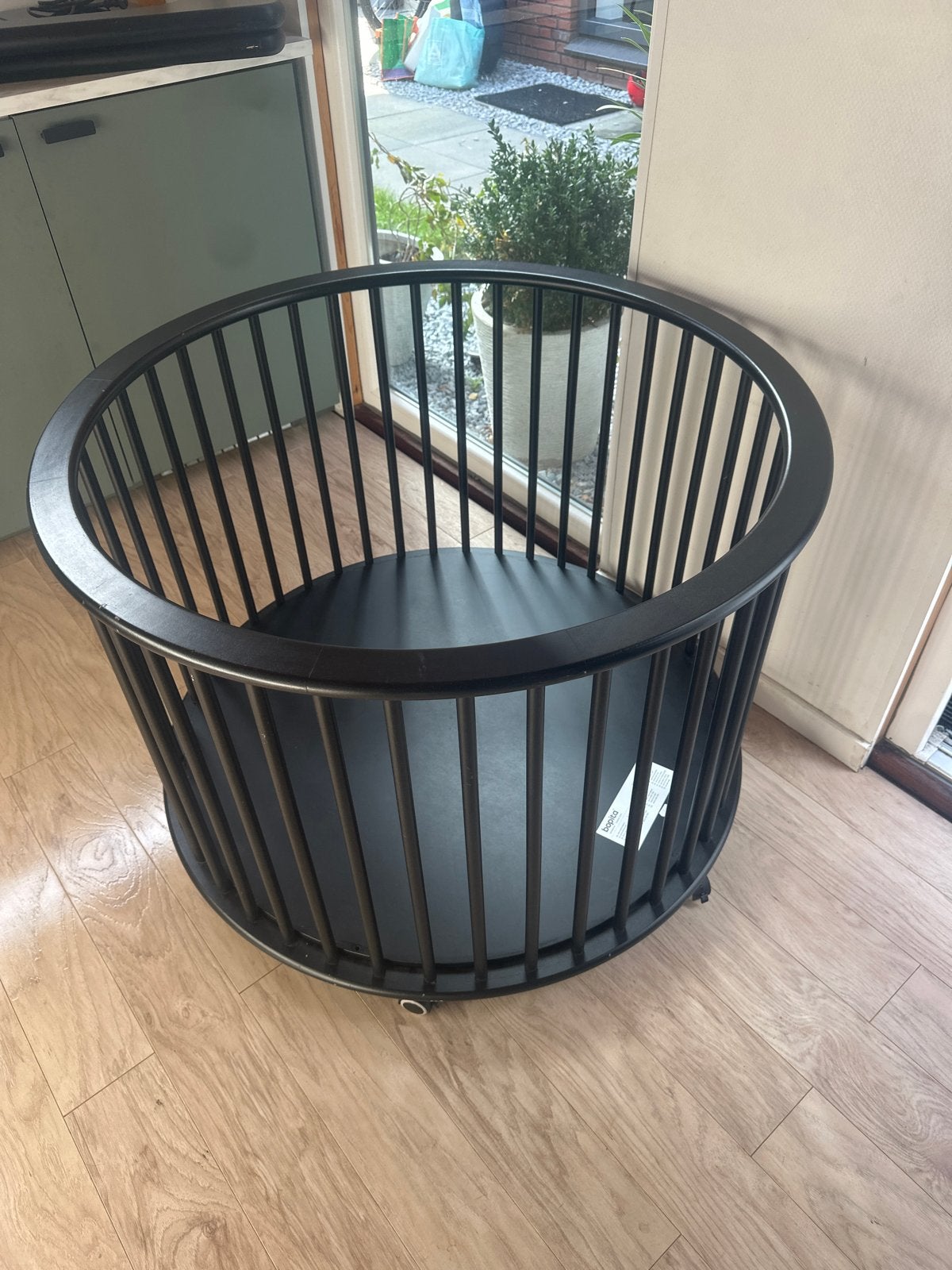 Bopita ronde box met boxkleed, Ophalen, Gebruikt, Wieg