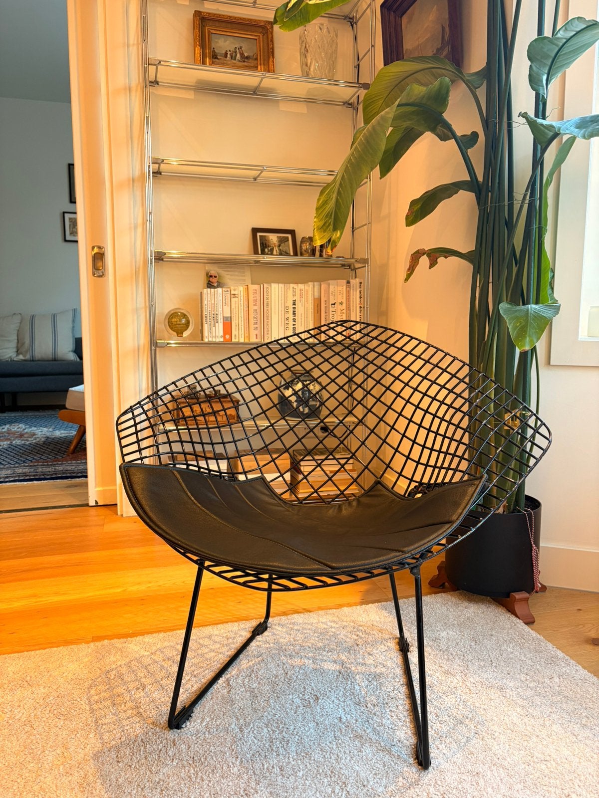 Knoll bertoia diamond chair, Ophalen, Zo goed als nieuw, Eén