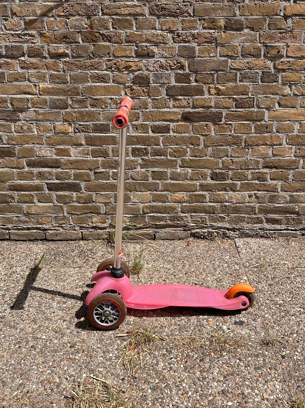 Microstep roze te koop, Ophalen, Gebruikt, Gewone step