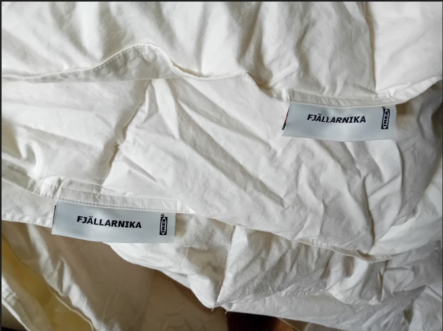 Fjallarnika 4 seizoenen dekbed, Ophalen, Wit, Tweepersoons, Dons en Veren