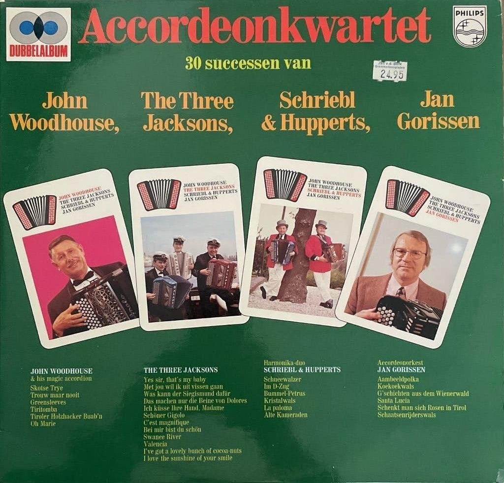 Accordeonkwartet - 30 Successen, Ophalen of Verzenden, 12 inch, Dubbel-LP, Gatefold hoes