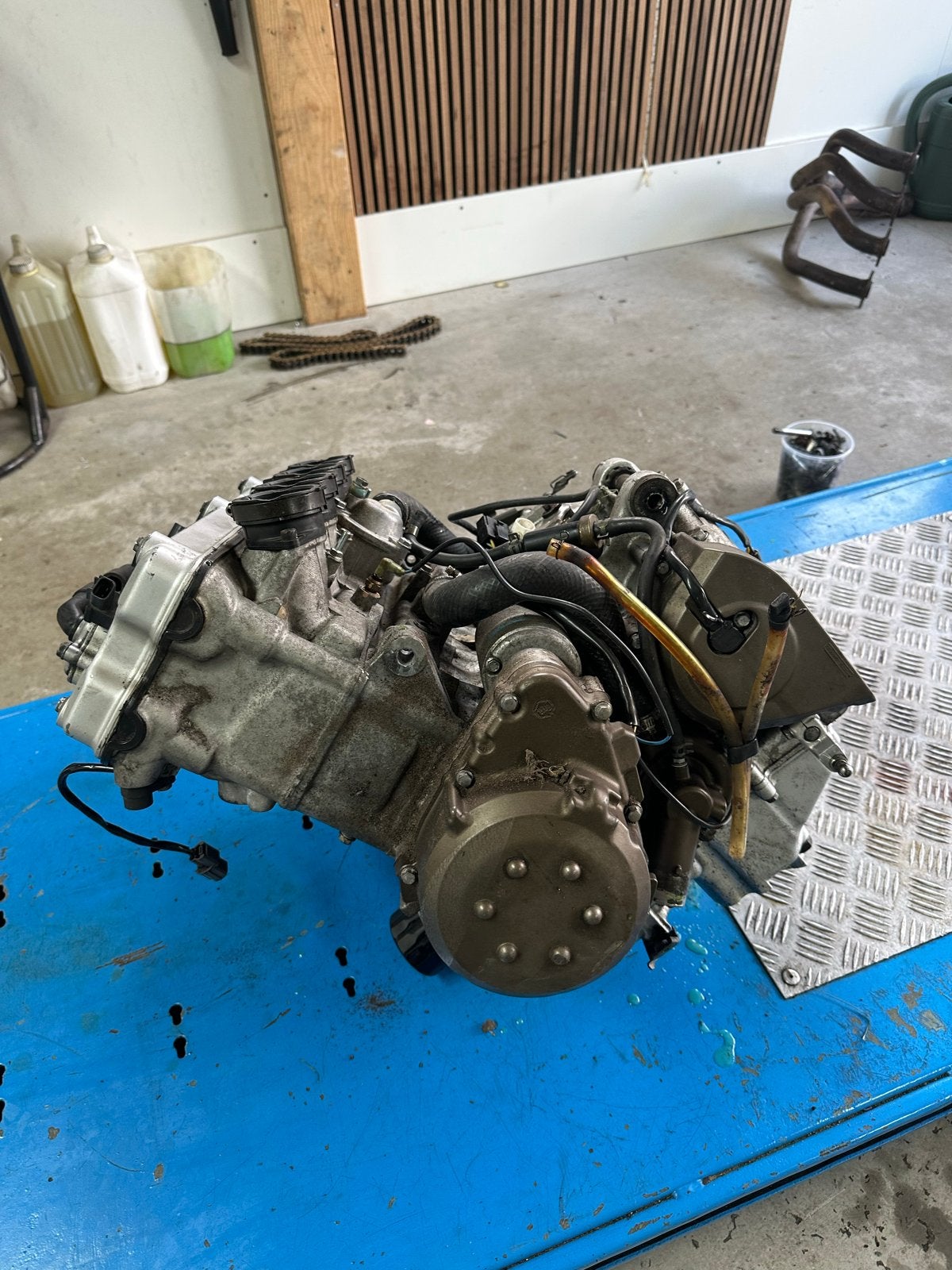 Kawasaki ZX9-R compleet motorblok met toebehoren, Ophalen, Gebruikt