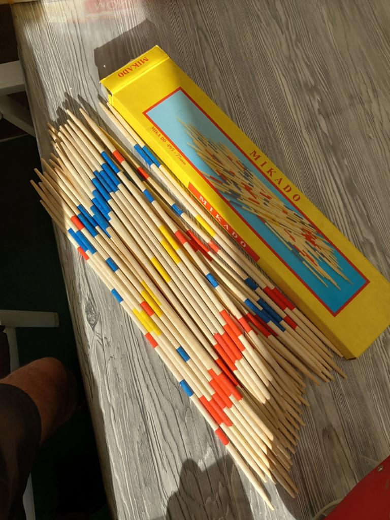 Mikado spel met grote 50cm lange stokken, Hobby en Vrije tijd, Gezelschapsspellen | Bordspellen, Ophalen of Verzenden, Nieuw