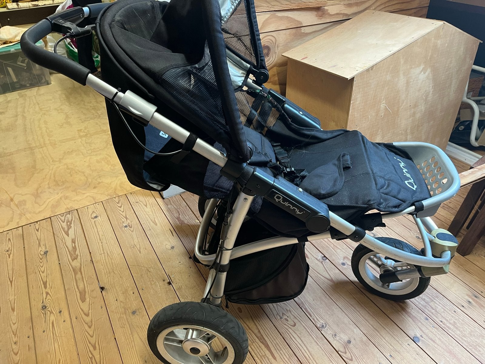 Quinny Speedi SX Combiwagen met Reiswieg en Voetenzak, Ophalen, Gebruikt, Quinny, Combiwagen