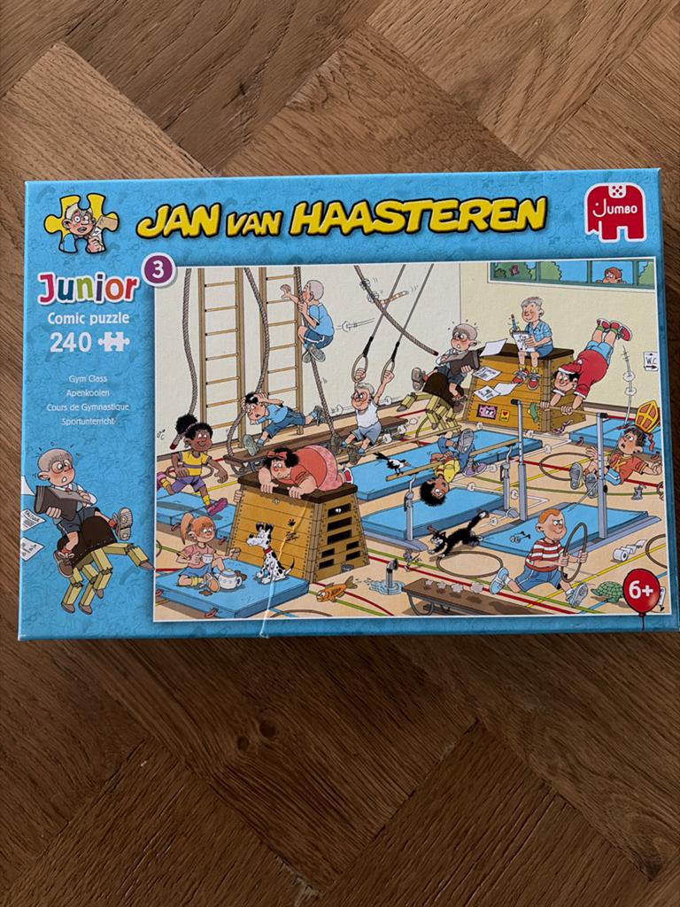 Jan van Haasteren Junior Puzzels (3 stuks), Ophalen of Verzenden, 500 t/m 1500 stukjes, Zo goed als nieuw, Legpuzzel
