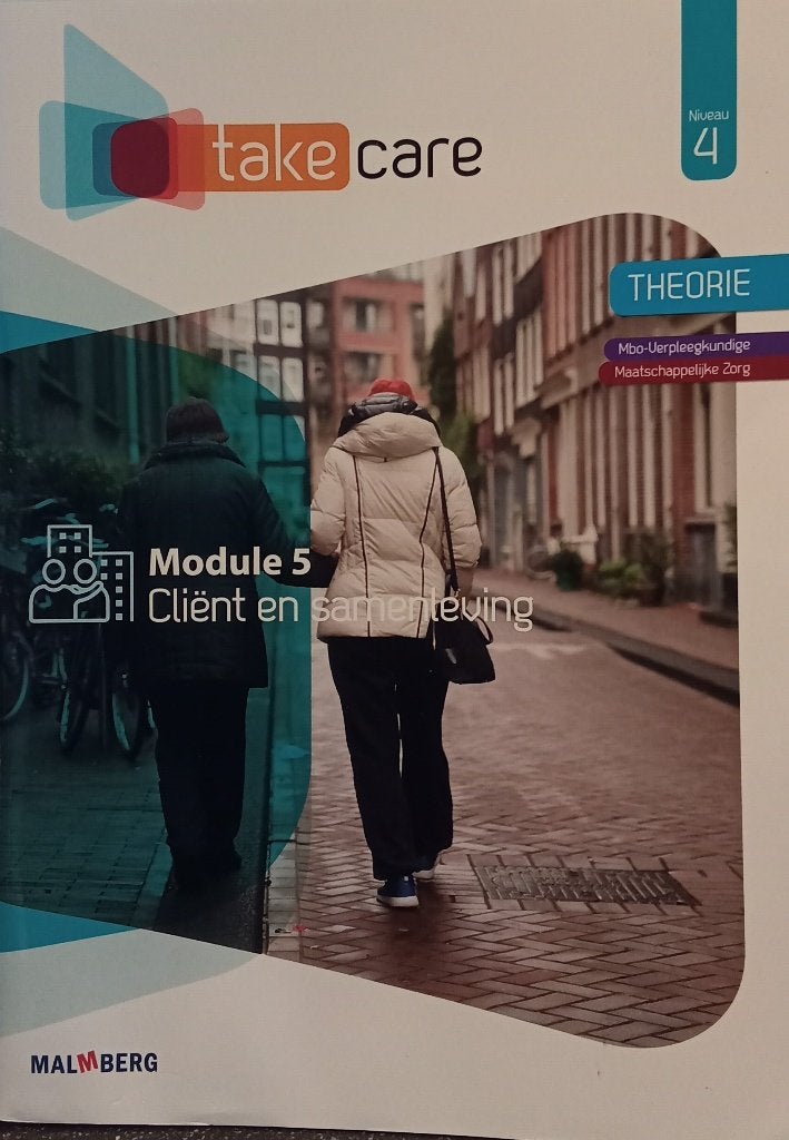 Take care module 5 cliënt en samenleving, Boeken, Verzenden, Alpha, Gelezen, MBO