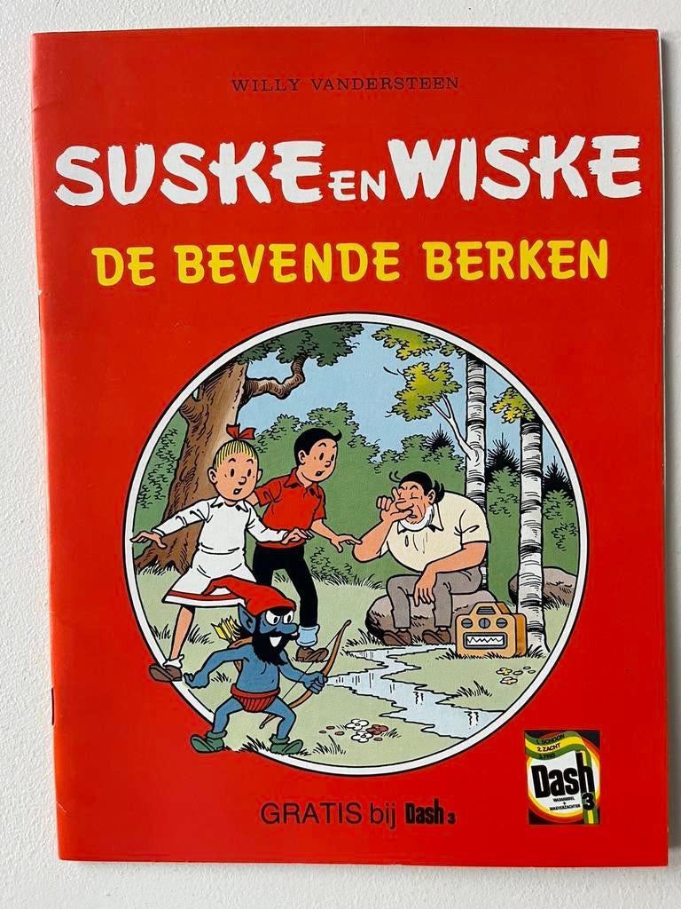 Suske en wiske de bevende berken reclame dash, Boeken, Eén stripboek, Ophalen of Verzenden, Zo goed als nieuw