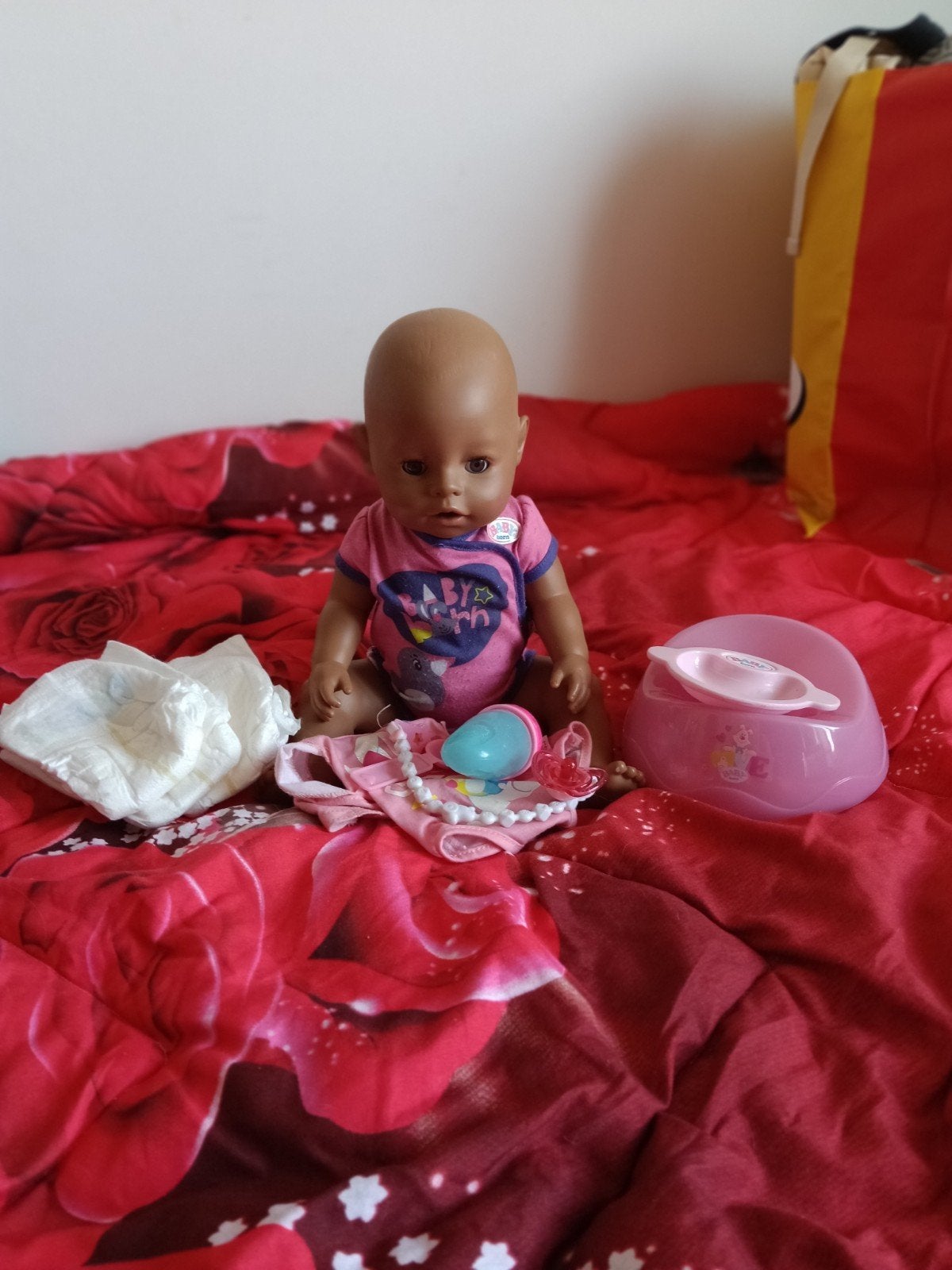 Baby born van Zapf 🩵, Ophalen of Verzenden, Zo goed als nieuw, Babypop