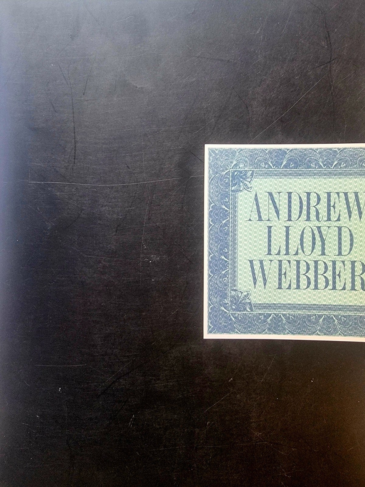 Andrew Lloyd Webber Songbook - bladmuziek Art30, Muziek en Instrumenten, Gebruikt, Verzenden, Keyboard, Artiest of Componist