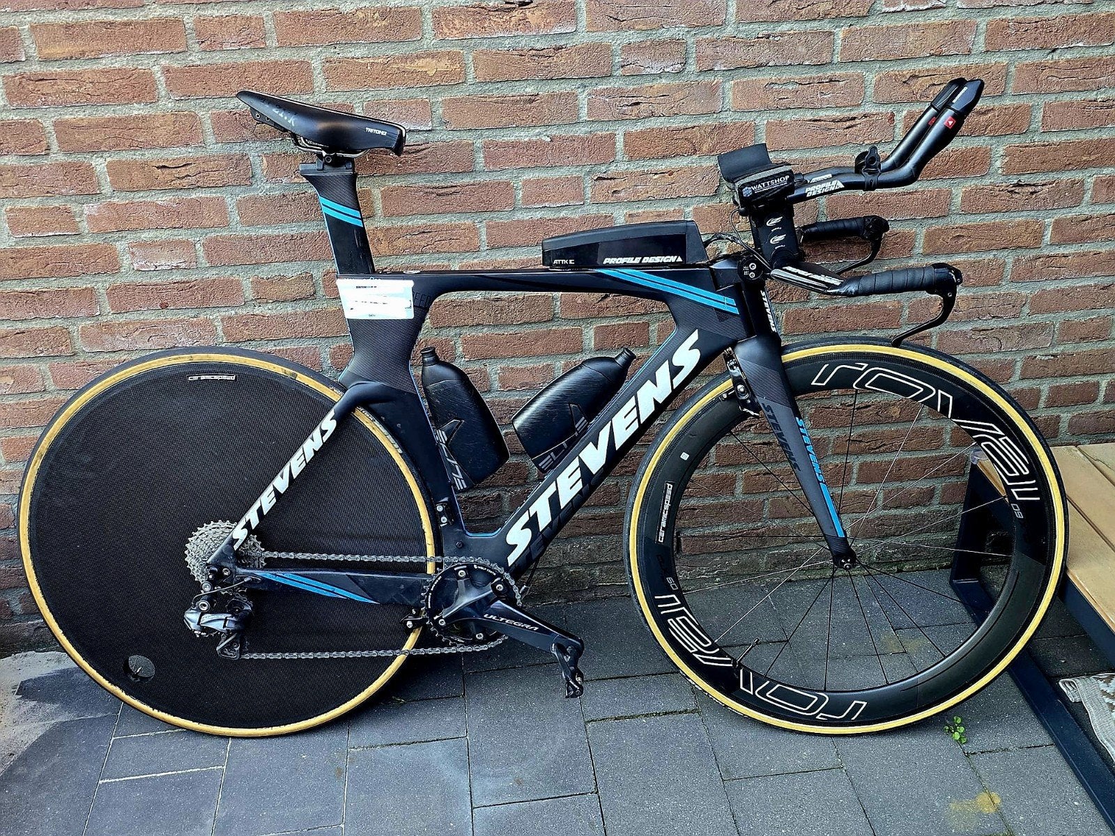 Stevens Supertrofeo Di2 M Shimano Ultegra Tijdritfiets, Fietsen en Brommers, Carbon, Heren, Zo goed als nieuw, Meer dan 20 versnellingen