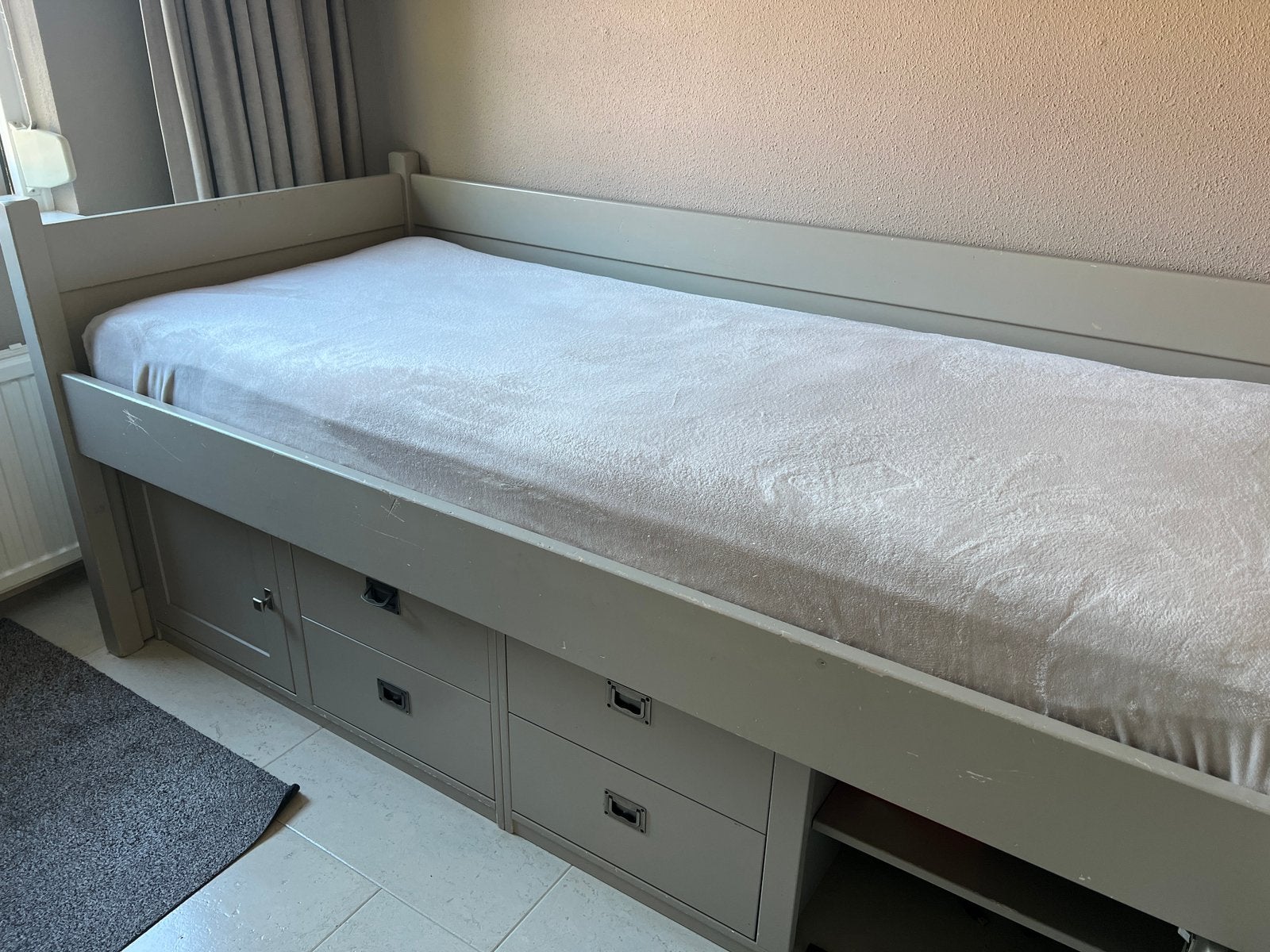 Kinderbed alta 90x200 met opbergruimte, Ophalen, Gebruikt, Hoogslaper