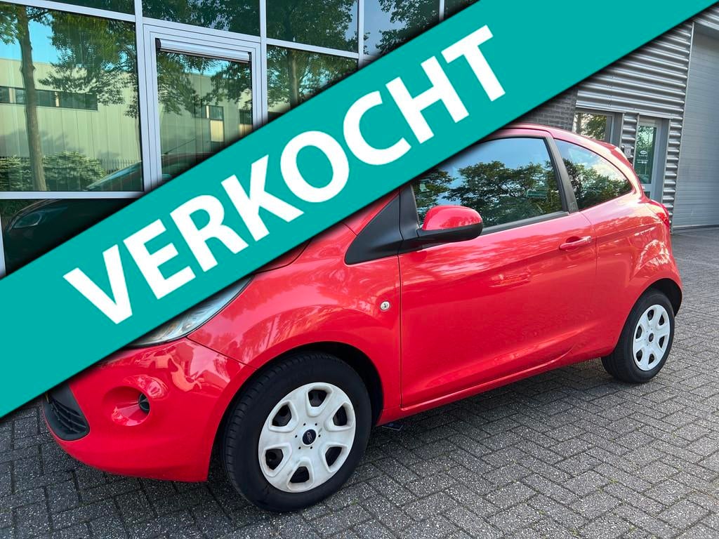 Ford Ka 1.2 Cool&Sound - NIEUWE JAAR APK - NAP !, Auto's, Ford, Bedrijf, Te koop, Ka, ABS, Airbags, Airconditioning, Centrale vergrendeling