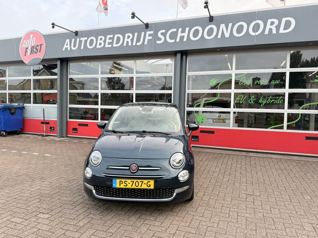 Fiat 500 Twinair Turbo Lounge (2017), Auto's, Fiat, Voorwielaandrijving, 905 kg, Bedrijf, Handgeschakeld