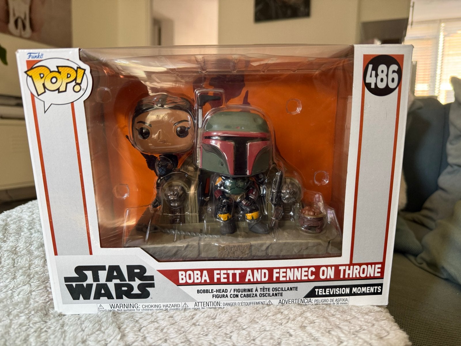 Funko Pop! Star Wars Boba Fett en Fennec op Troon #486, Ophalen of Verzenden, Nieuw