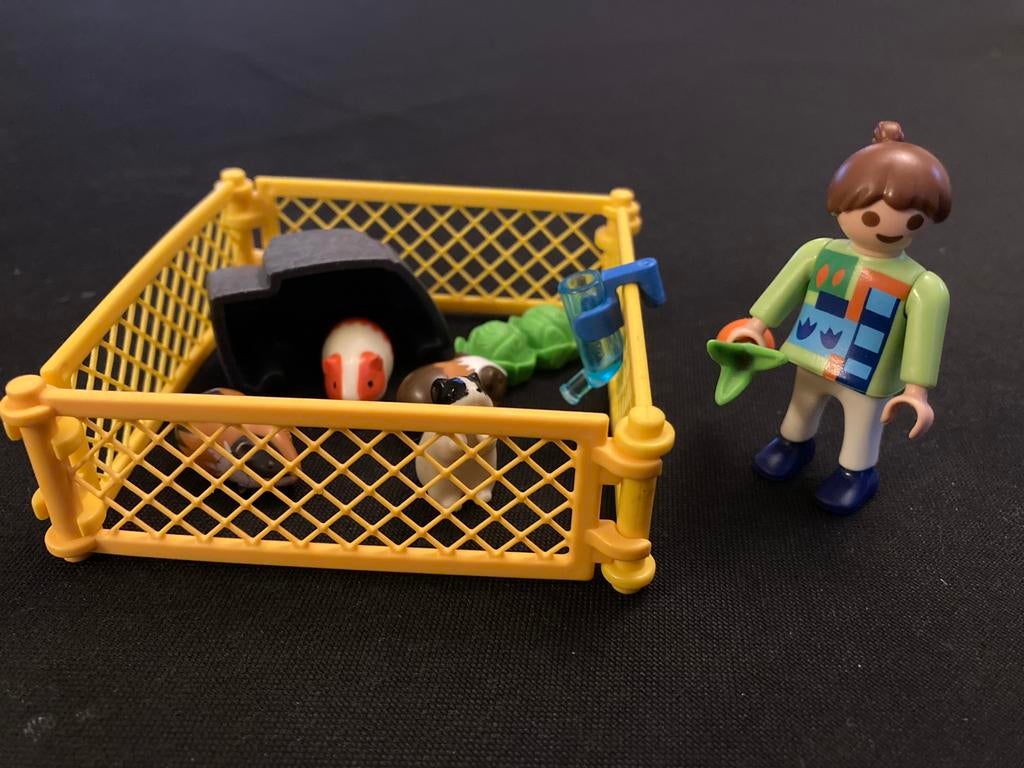 Playmobil meisje met konijnen., Ophalen of Verzenden, Zo goed als nieuw