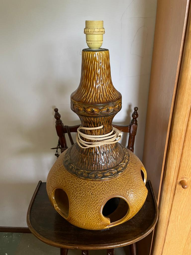 Vintage West Germany Fat Lava Tafellamp - 554 50, Ophalen