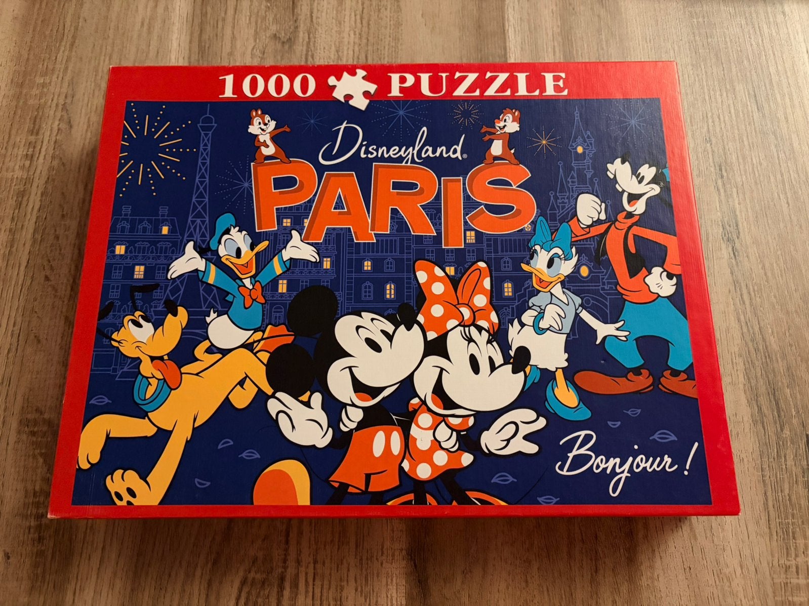 Disneyland paris puzzel 1000 stukjes, Ophalen of Verzenden, Meer dan 50 stukjes, Zo goed als nieuw, 6 jaar of ouder
