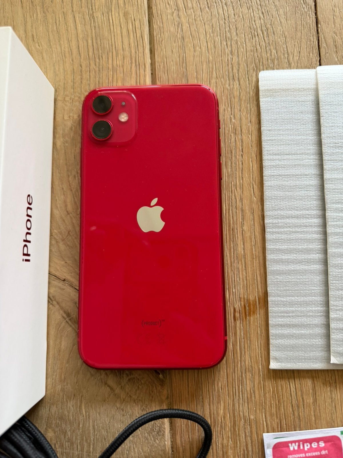Iphone 11 onbeschadigd en compleet, Telecommunicatie, 256 GB, Zo goed als nieuw, Rood, IPhone 11