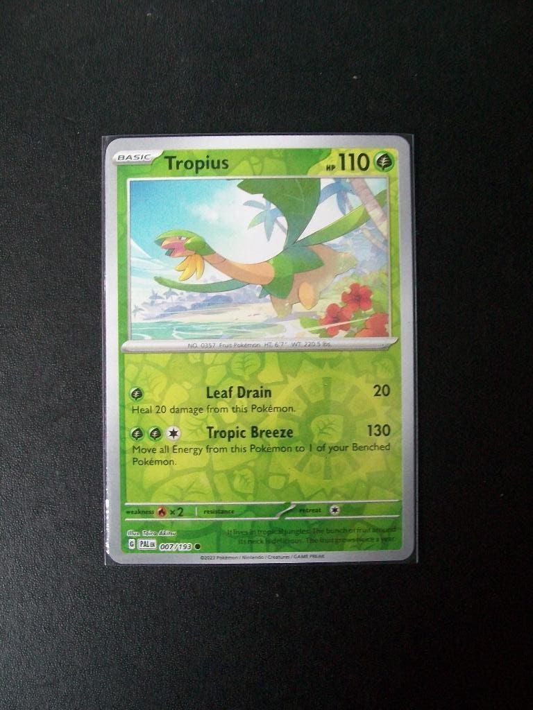 1951. Nieuwe Pokemon Kaart holofoil TROPIUS HP110 (007/193), Verzenden, Nieuw, Losse kaart, Foil
