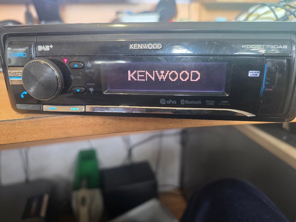 Kenwood KDC-BT73DAB Autoradio met DAB+ en Bluetooth, Ophalen of Verzenden, Gebruikt
