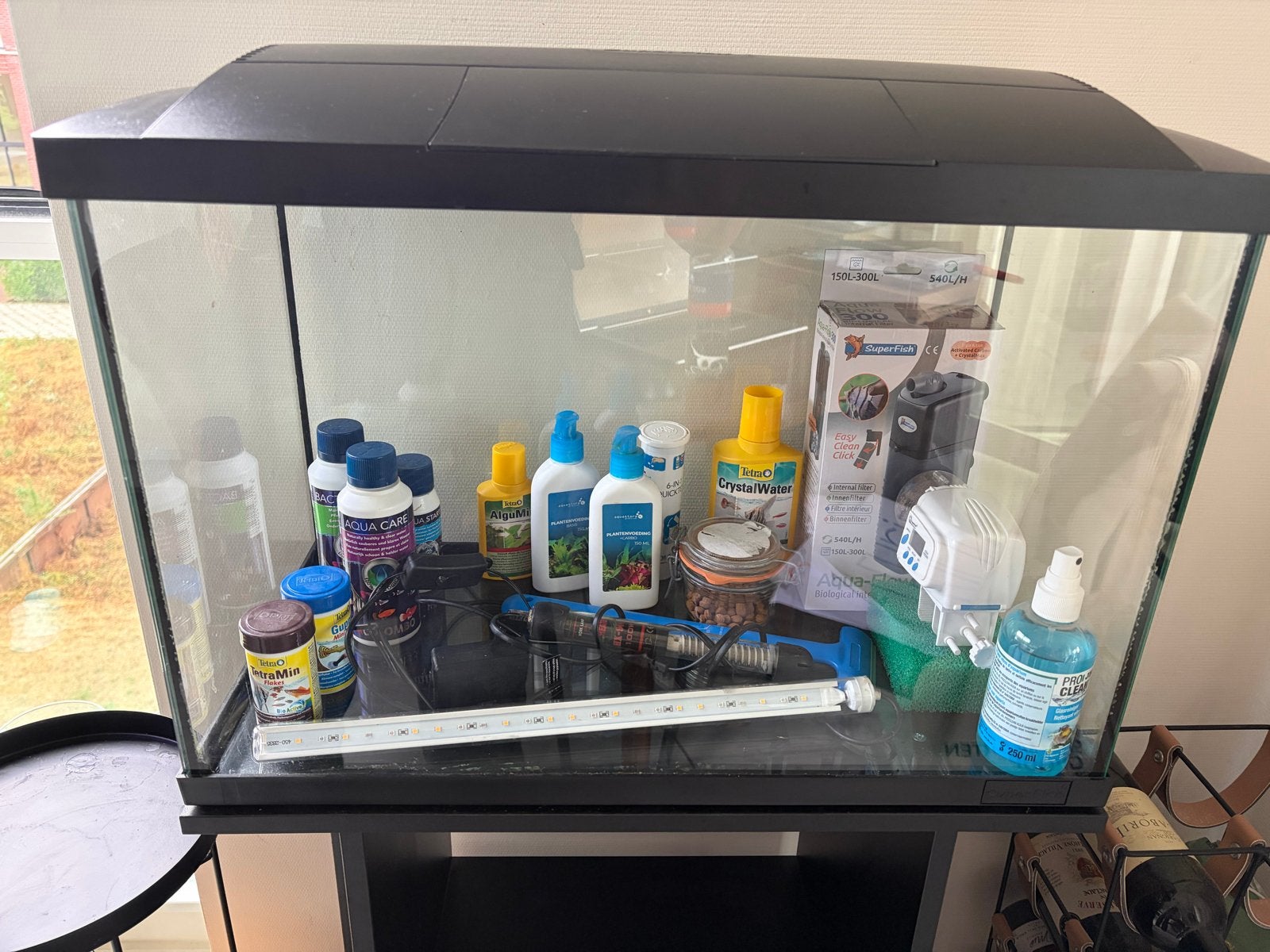 Superfish Aquarium 70L, Ophalen, Gebruikt, Leeg aquarium, Superfish