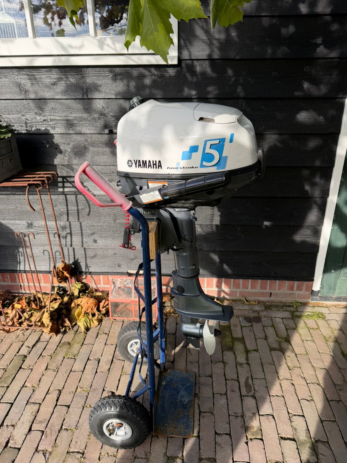 Yamaha 5pk 4takt, Watersport en Boten, Buiten- en Binnenboordmotoren, Ophalen, Gebruikt, 5 tot 10 pk, Buitenboordmotor
