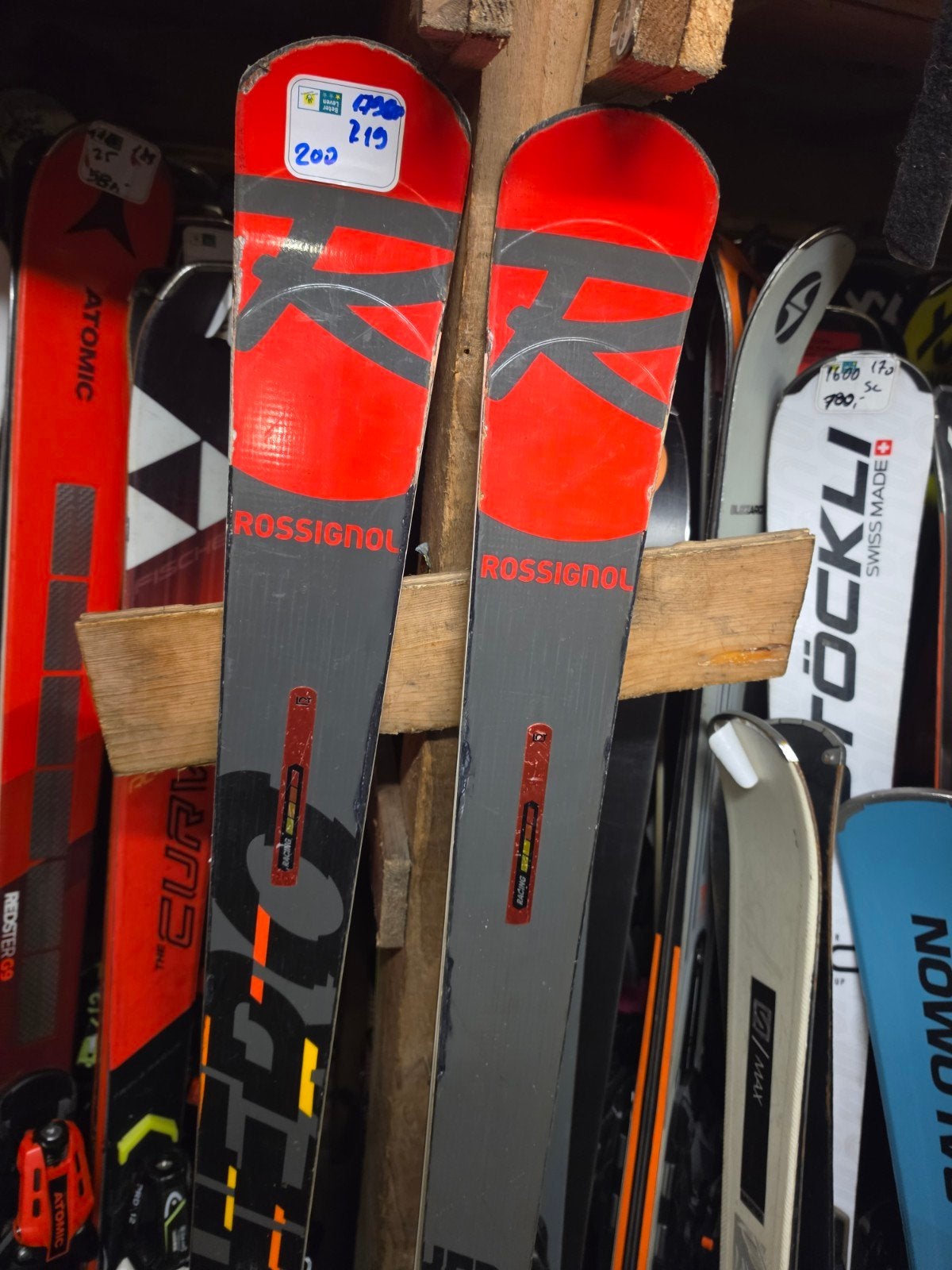 197cm ROSSIGNOL HERO MASTER R19 EXPERT SKI RACE PLATEN, Rossignol, Ophalen of Verzenden, Carve, Skiën