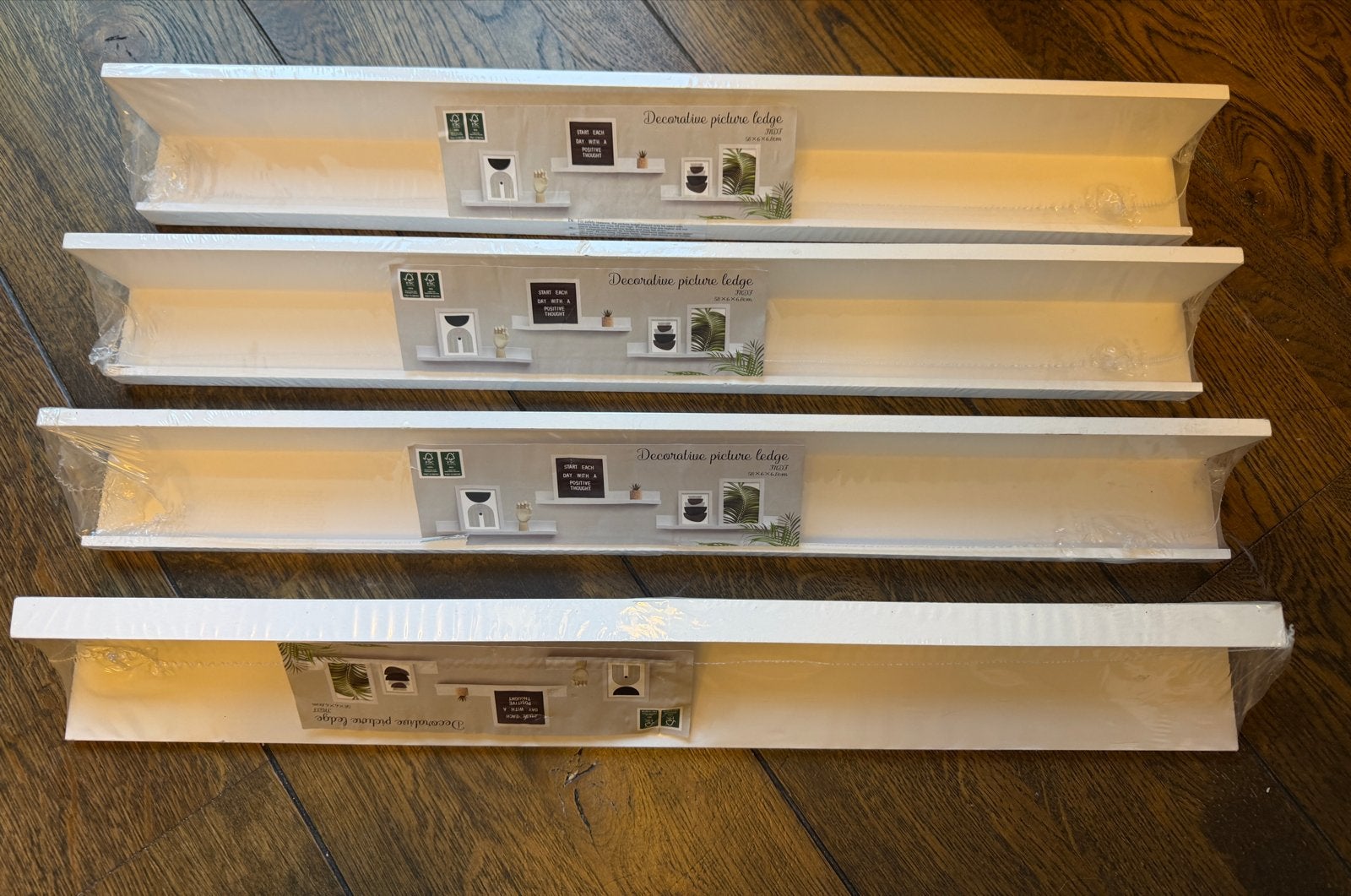 Nieuwe decoratieve fotoplankjes (4 stuks), Ophalen of Verzenden, Nieuw