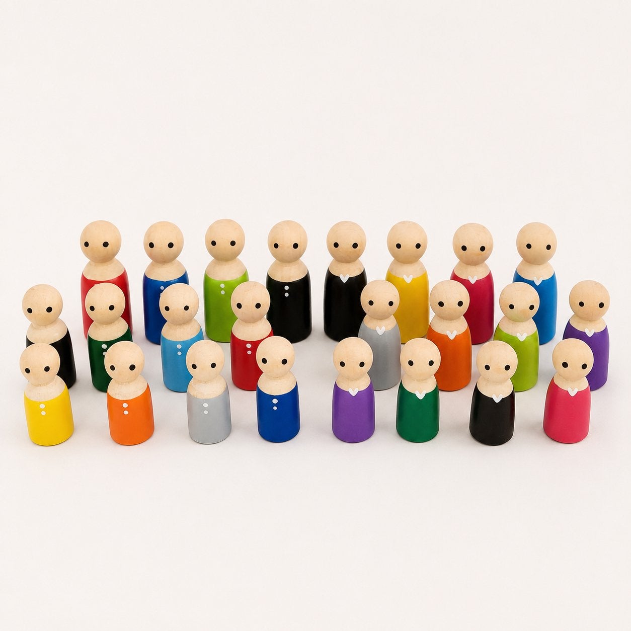 Houten Pegdolls voor familieopstellingen en coaching - set B, Michelle-eekkie@outlook.com, Nieuw, Ophalen of Verzenden, Mies en Hout