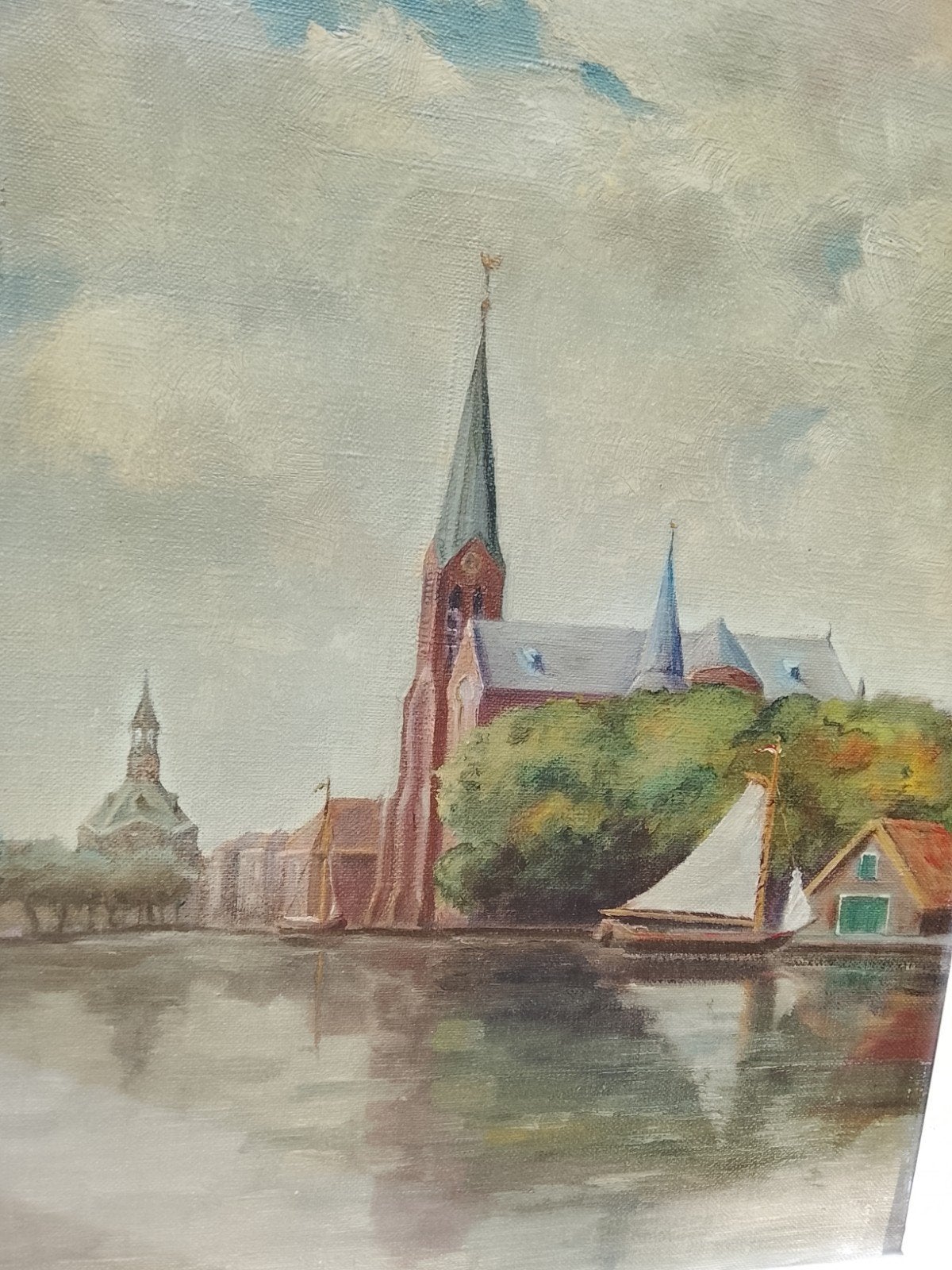 Antiek schilderij Leidschendam, Ophalen of Verzenden