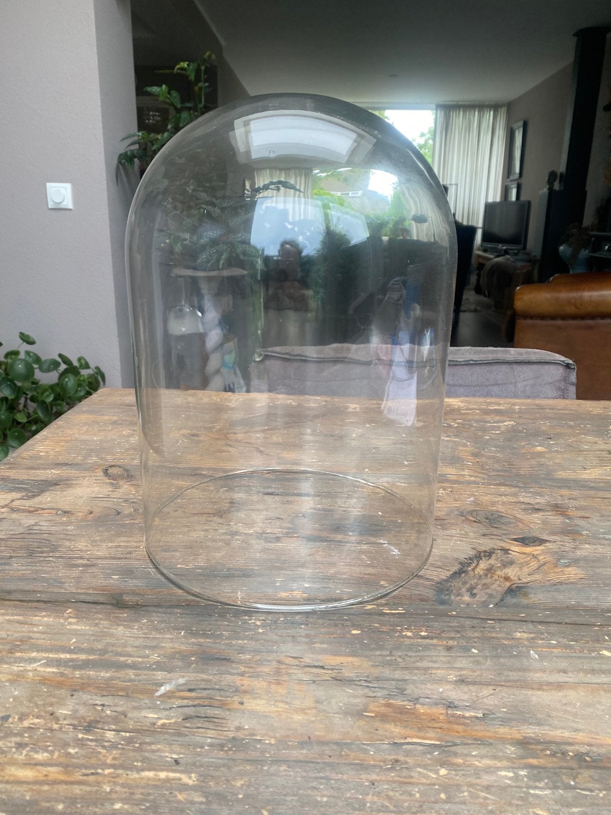 Stolp, Glas, Ophalen, Zo goed als nieuw, 20 cm
